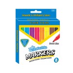 SS1228<br>8 Colors Jumbo Triangle Washable Markers