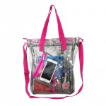 RT104<br>15.5" See-through clear 0.5mm PVC Messenger Bag